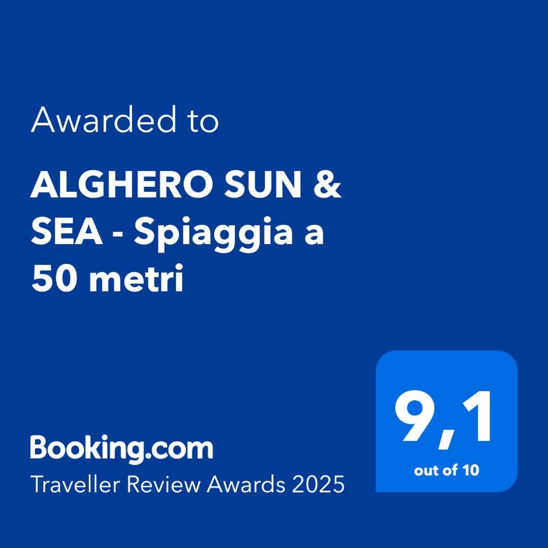 Alghero Sun & Sea - Spiaggia A 50 Metri エクステリア 写真
